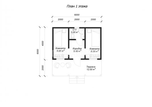 ДБ221 - планировка 1 этажа
