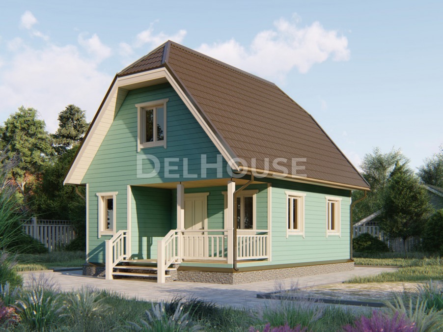 Сборные дома в Северская веранда