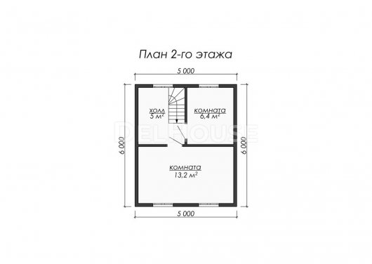 Проект ДК069 - планировка 2 этажа