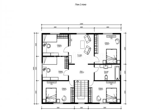 ДК224 - планировка 2 этажа
