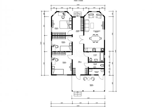 ДК238 - планировка 1 этажа