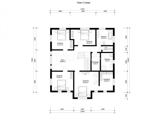 ДК246 - планировка 2 этажа