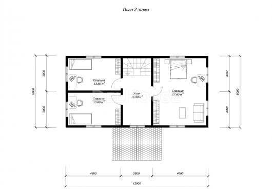 ДК270 - планировка 2 этажа