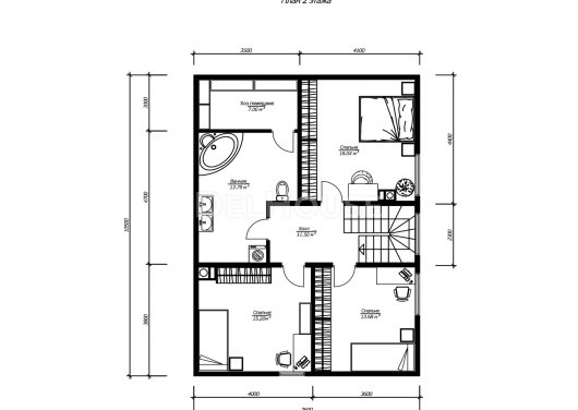 ДК205 - планировка 2 этажа