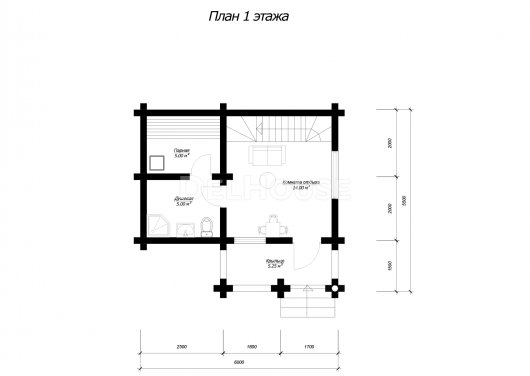 ДО011 - планировка 1 этажа