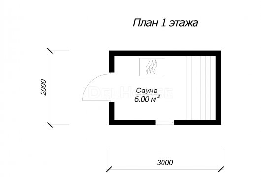 КБ031 - планировка 1 этажа