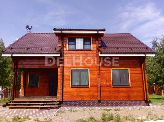 Дом из клееного бруса 9х10 в Селеево
